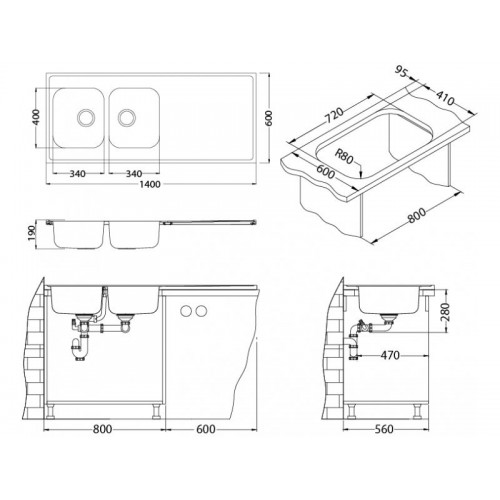Chiuveta inox Classic 110 Pro