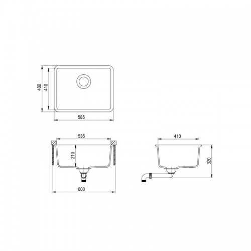 Chiuveta Arca SQA102