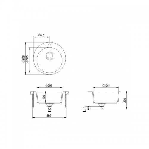 Chiuveta Clarus SR100