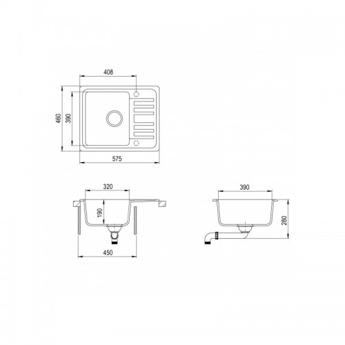 Chiuveta Notus SQ102