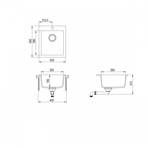 Chiuveta Simplex SQS100