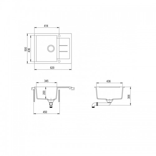 Chiuveta Tesa SQT102