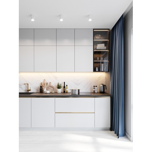 Bucatarie Gold Lux modern la comanda.(AGT+GOLA)