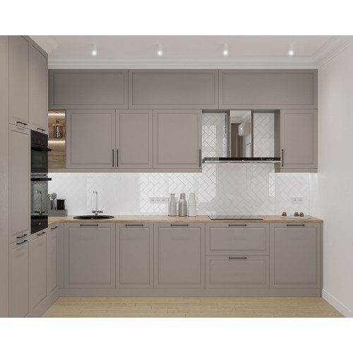 Bucatarie Luxor modern la comanda.(MDF)