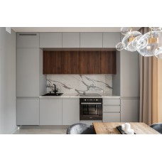 Bucătărie Blum modern la comandă (EGGER + MDF VOPSIT)