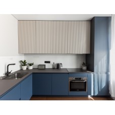 Bucatarie Kiss modern la comanda.(Blue+Galaxy Cream)