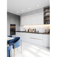 Bucatarie Gold Lux modern la comanda.(AGT+GOLA)